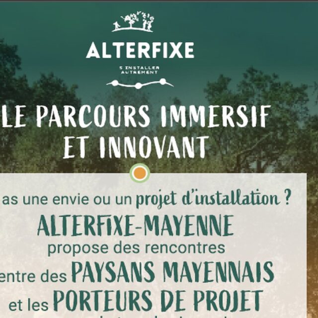 Affiche du camp Alterfixe en Mayenne